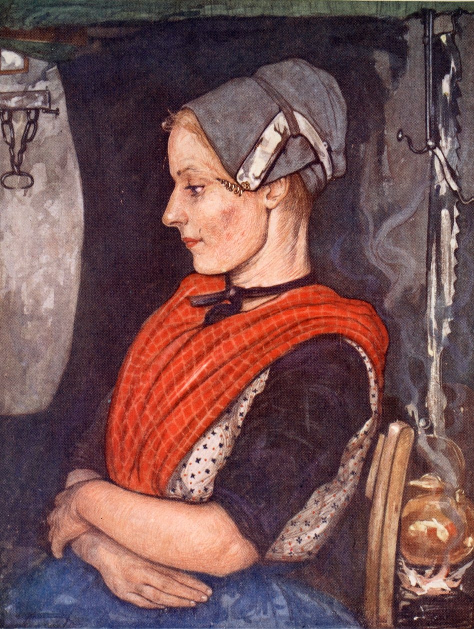 Een Meisje uit Elspeet, 1904 door Nico Jungman