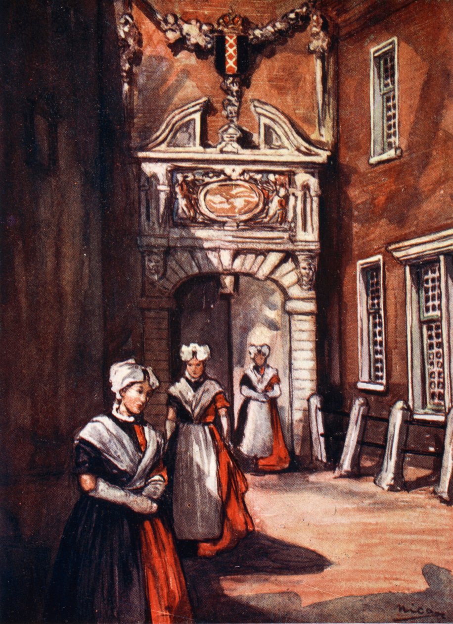 Het Burgerweeshuis, Amsterdam, 1904 door Nico Jungman