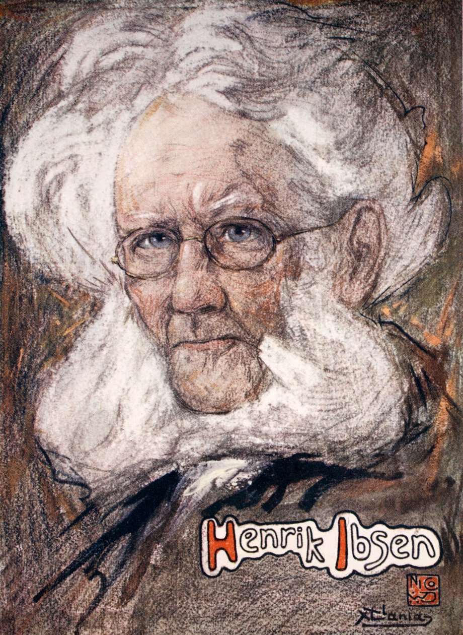 Henrik Ibsen, 1905 door Nico Jungman