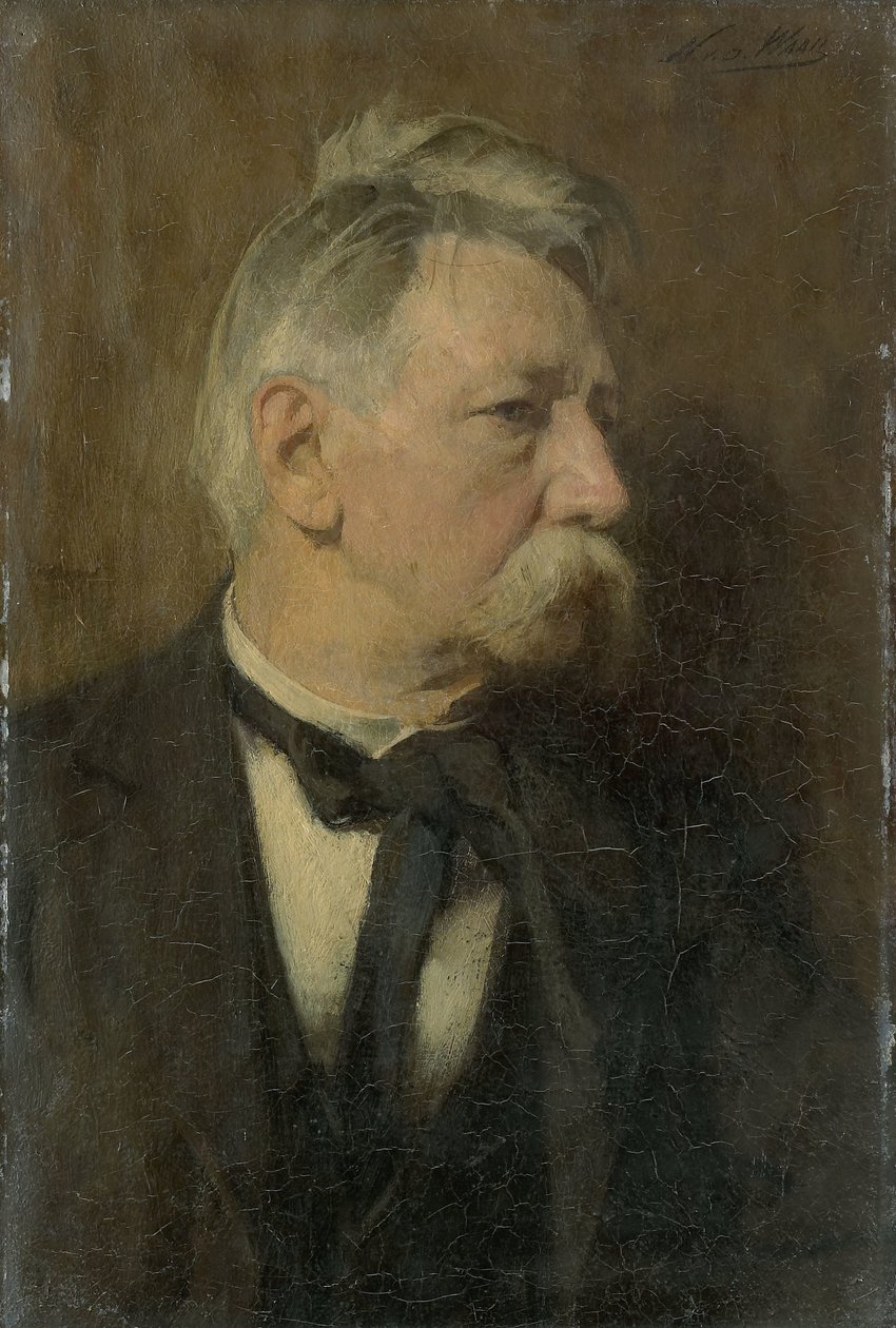Willem Steelink II (1856-1928). Graficus door Nicolaas van der Waay