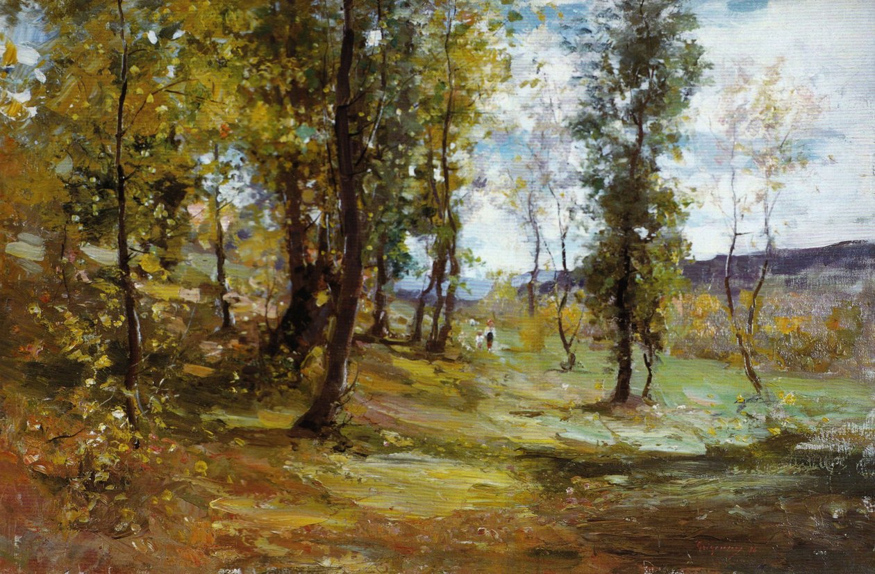 Boslichting door Nicolae Grigorescu