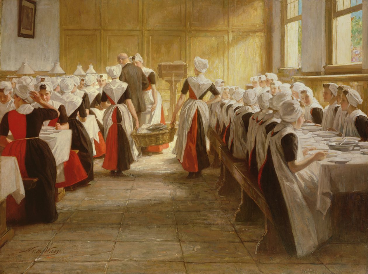 Etenstijd door Nicolaas van der Waay