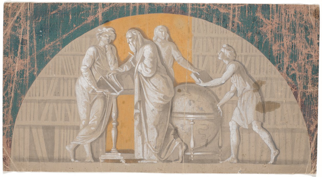 Oprichting van de koninklijke bibliotheek door Nicolai Abildgaard