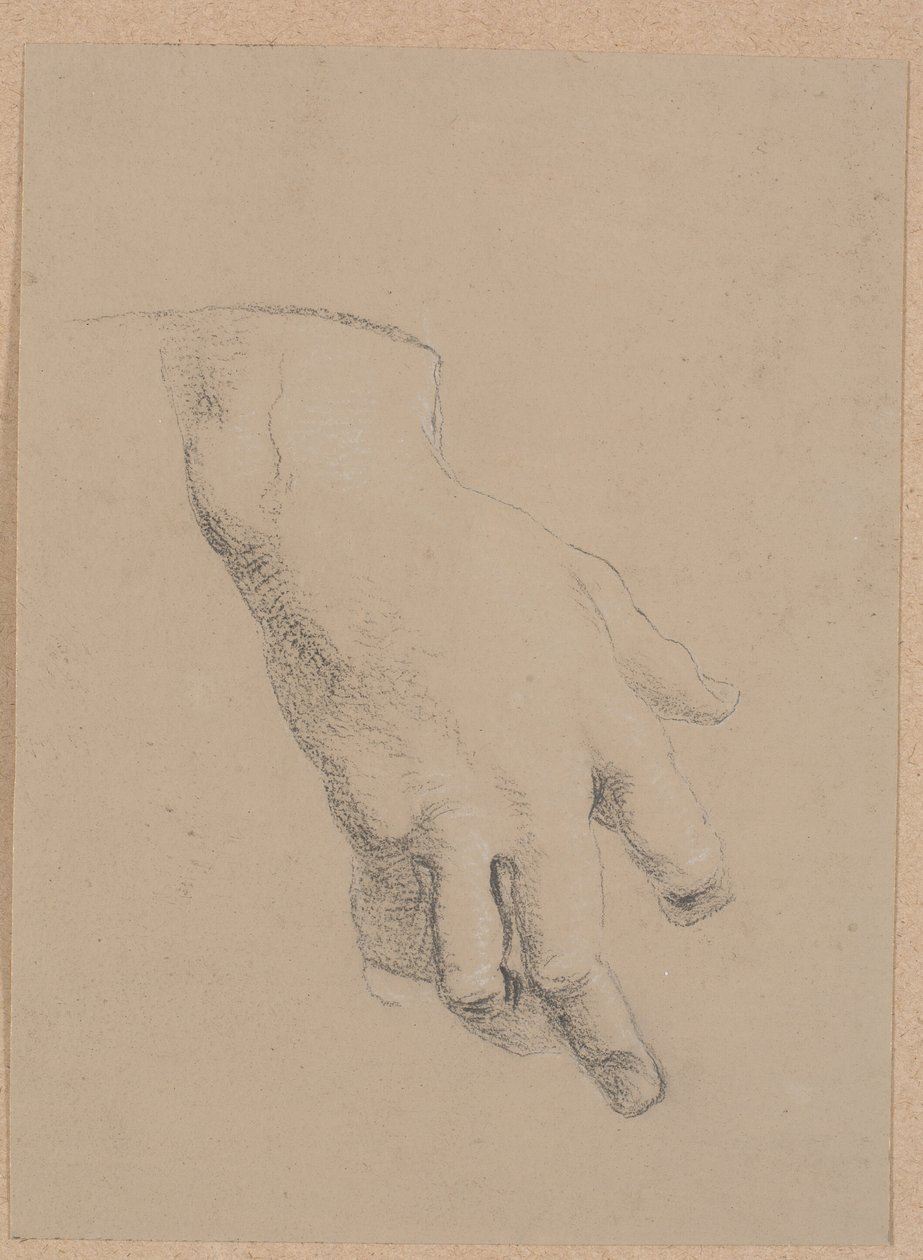 Studie van een Hand door Nicolai Abildgaard