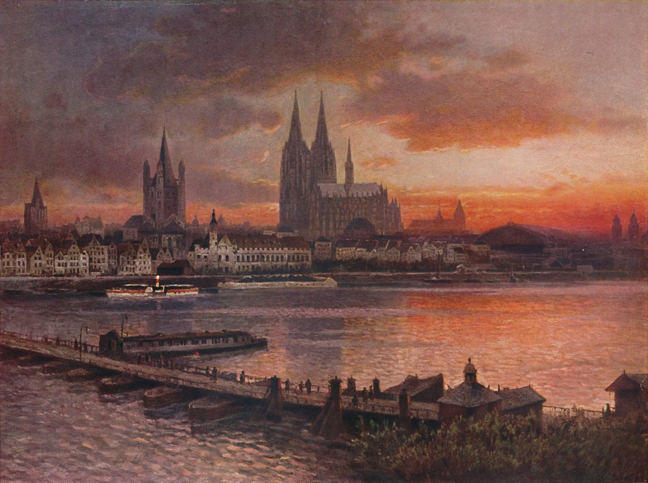 Keulen, 1923 door Nicolai Astudin
