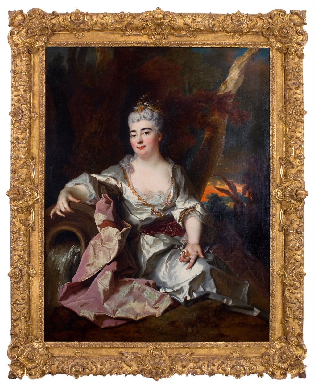 Portret van de hertogin de Berry door Nicolas de Largillière