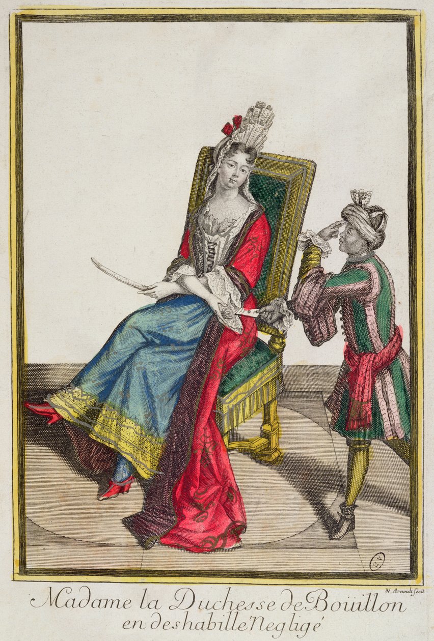 Portret van Marie-Anne Mancini (1646-1714) hertogin van Bouillon, eind 17e eeuw door Nicolas Arnoult