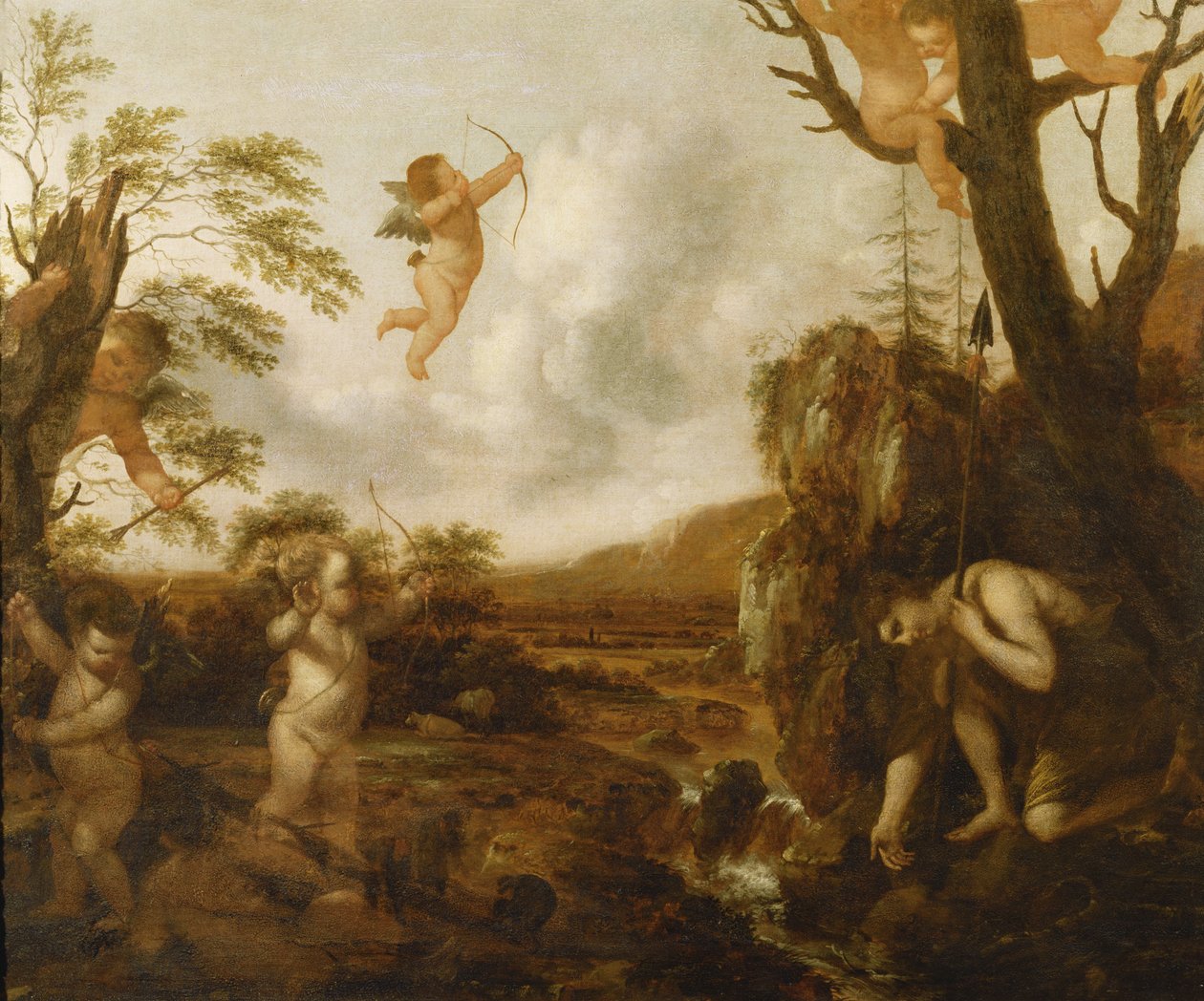 Narcissus door Nicolas Colombel