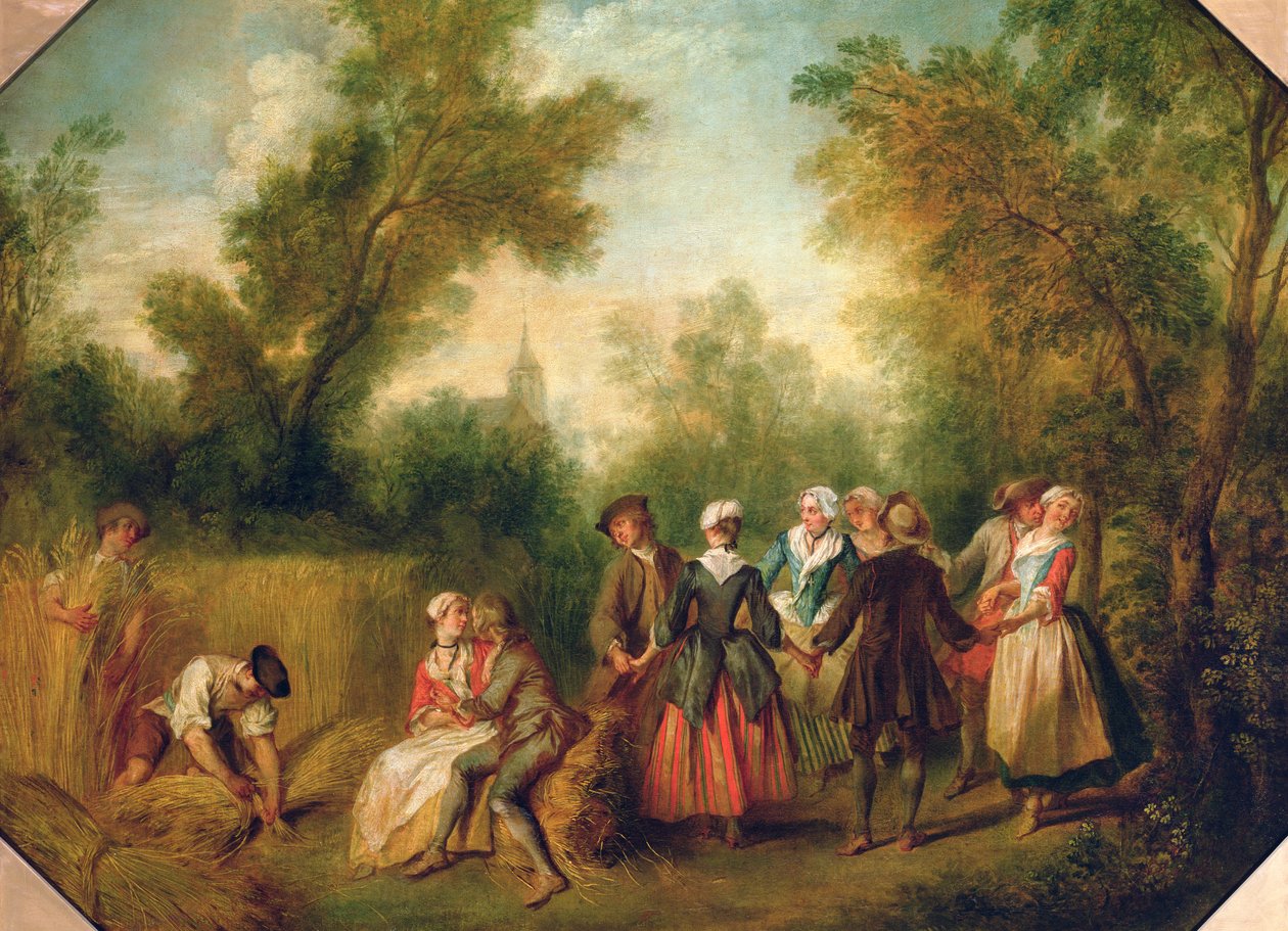 Zomer of De Dans, 1738 door Nicolas Lancret