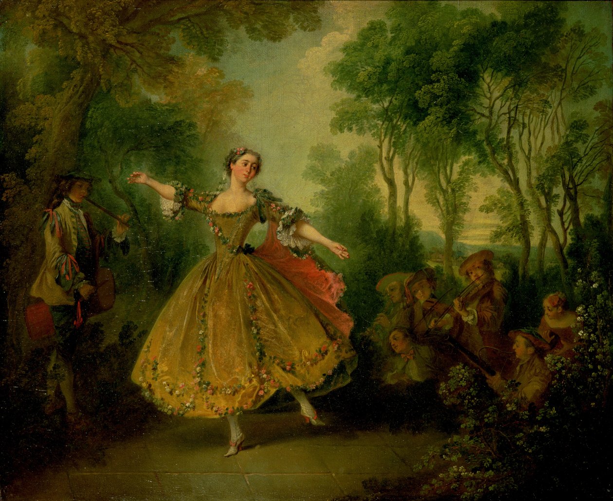 De dans door Nicolas Lancret