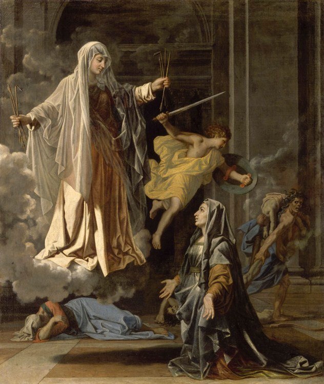 Romeins Louvre door Nicolas Poussin