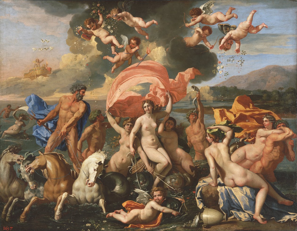 De geboorte van Venus door Nicolas Poussin
