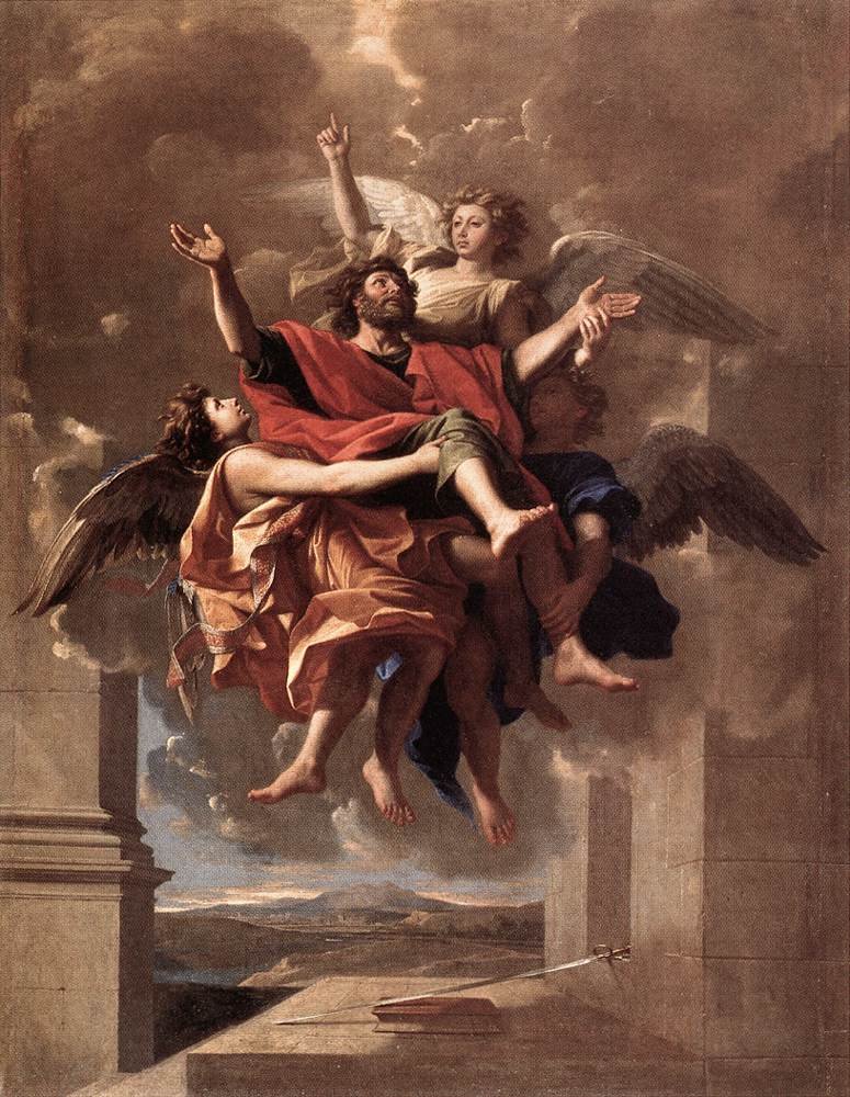 De Extase van Sint Paulus door Nicolas Poussin
