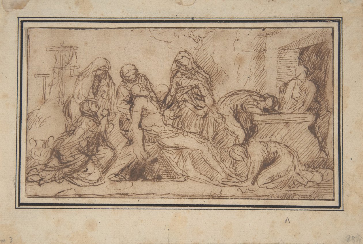 De Graflegging, ca. 1656-57 door Nicolas Poussin