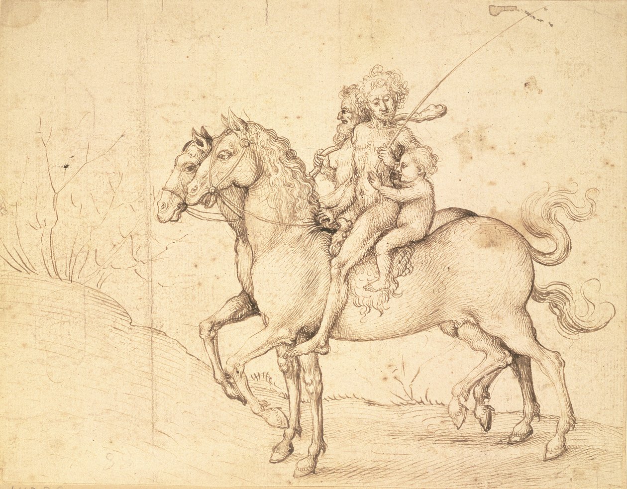 Uitzicht op de Romeinse Campagna, vroege jaren 1640 door Nicolas Poussin