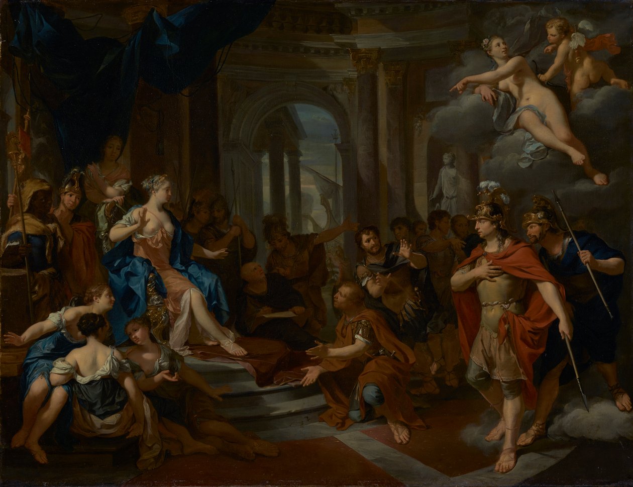 Dido en Aeneas door Nicolas Verkolye