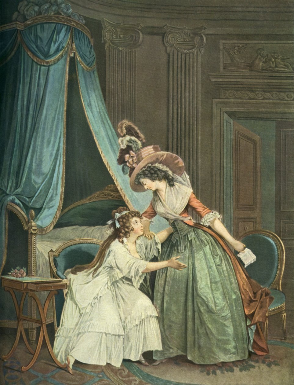 De Indiscretie door Nicolas after Levreince
