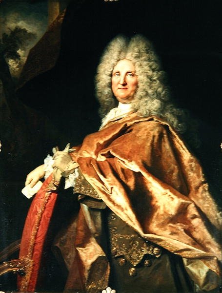 Portret van een man, mogelijk Jacques de Laage door Nicolas de Largillière