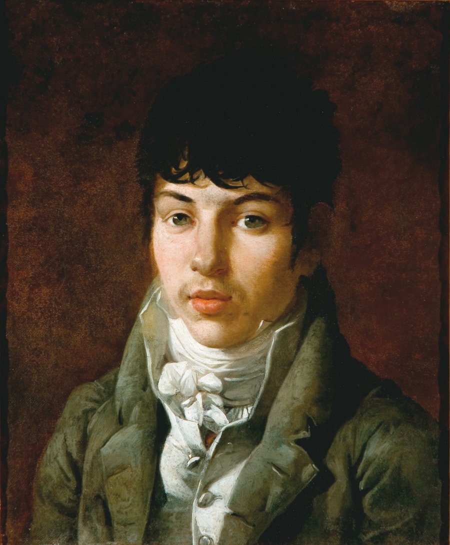 Portret van de zoon van de auteur, de schilder Felix Emile Taunay door Nicolas Antoine Taunay