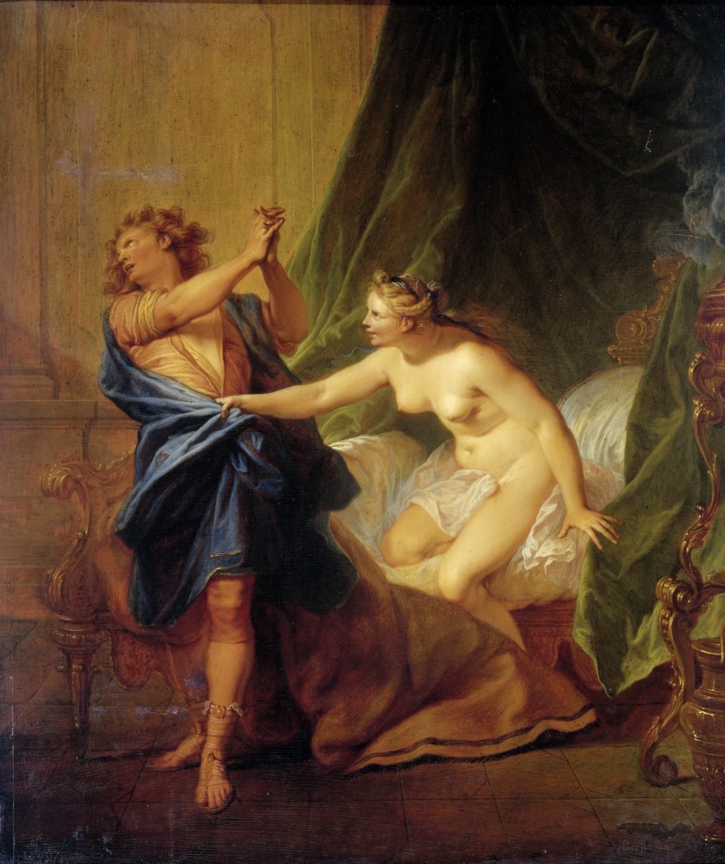 Jozef en de Vrouw van Potifar door Nicolas Bertin