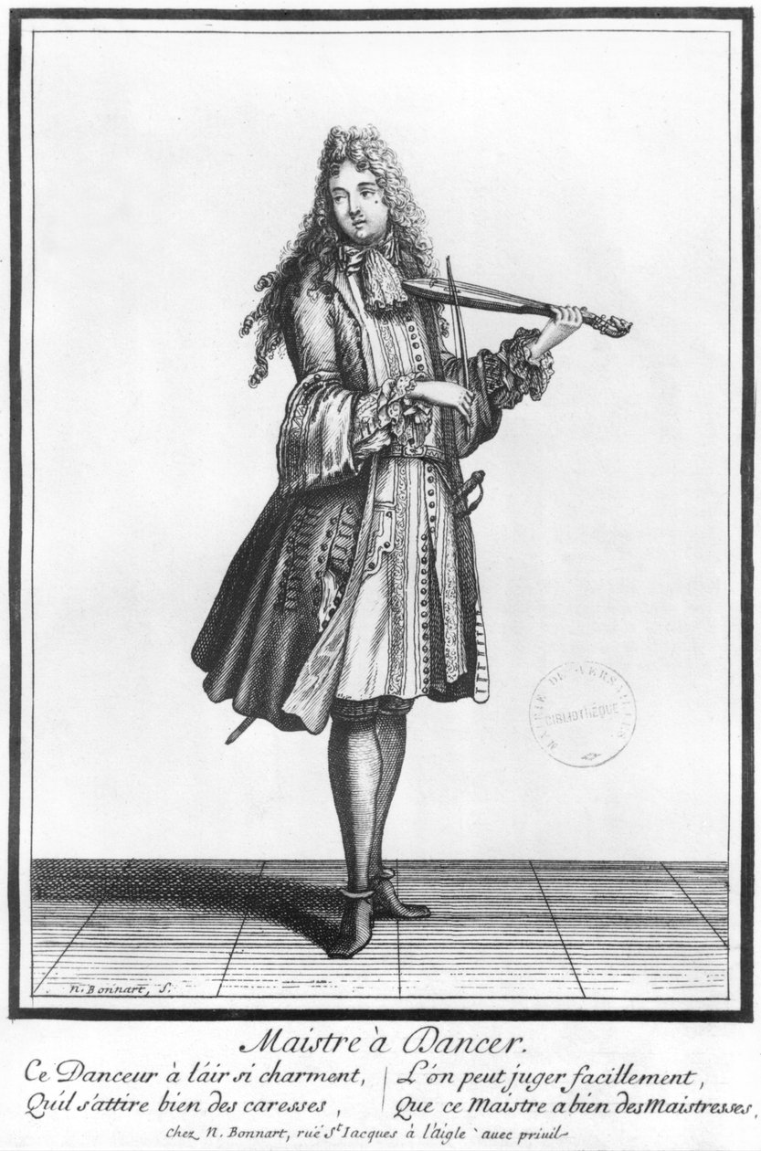 De dansmeester door Nicolas Bonnart