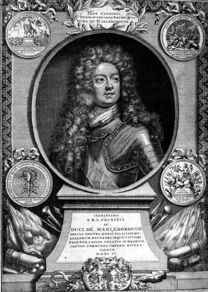John Churchill door Nicolas Chevalier