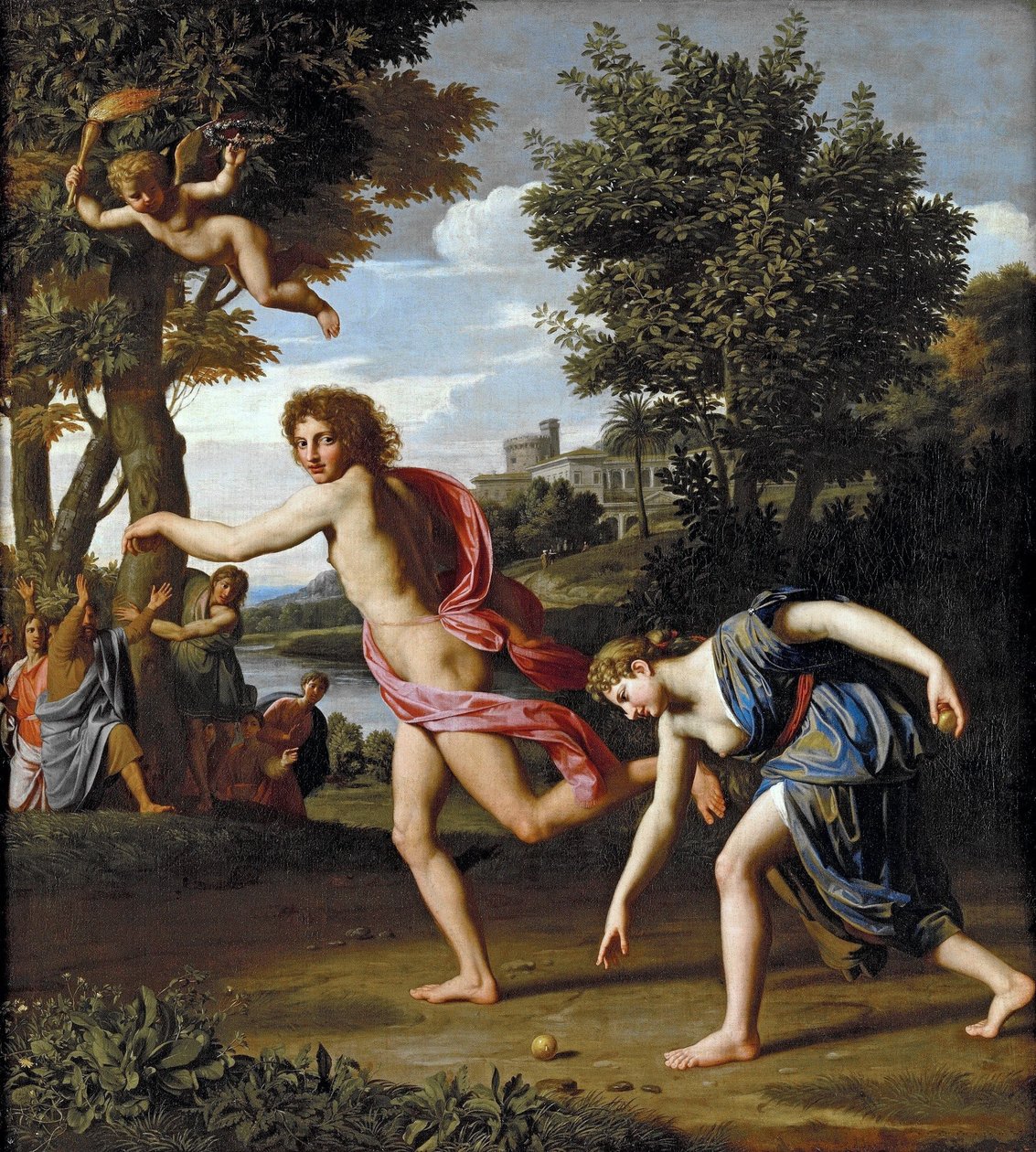 Hippomenes en Atalanta door Nicolas Colombel