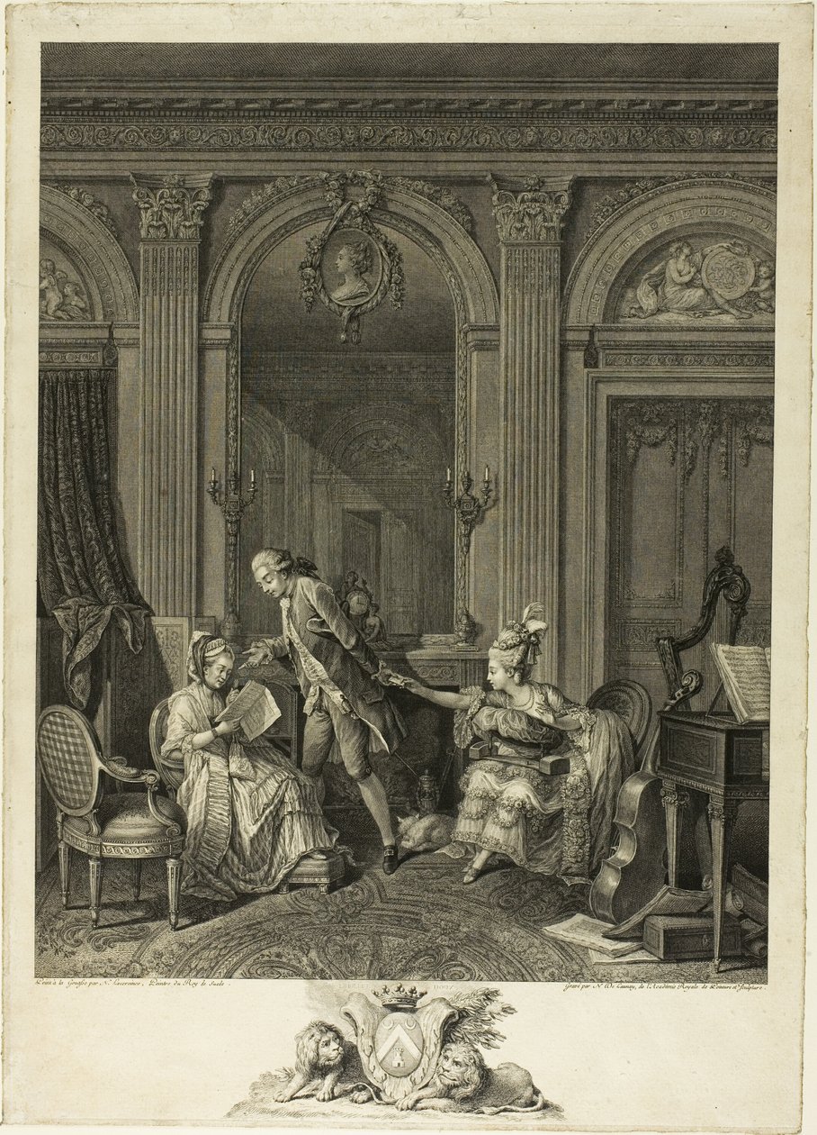De liefdesbrief door Nicolas Delaunay