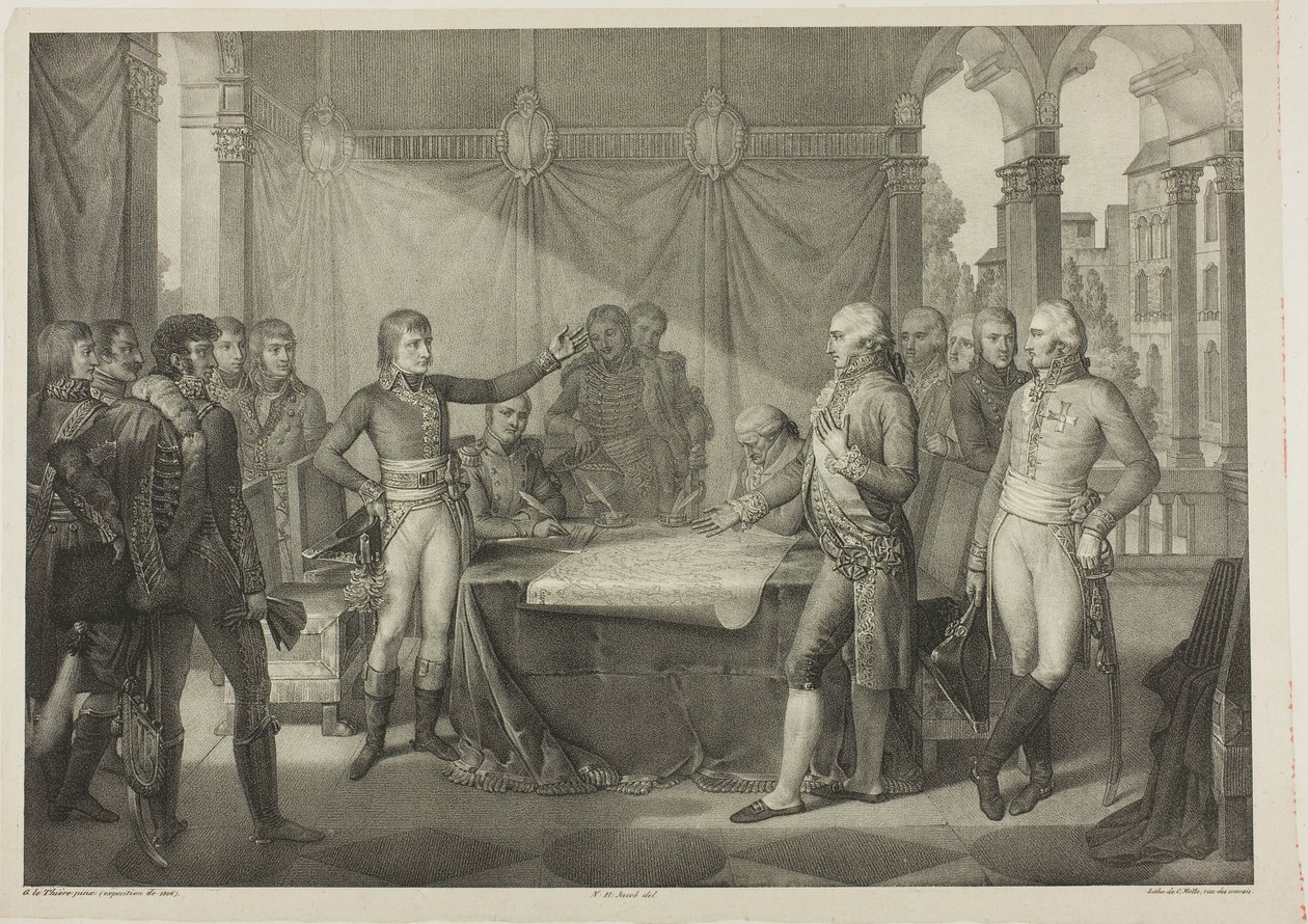 Verdrag van Leoben door Nicolas Henri Jacob