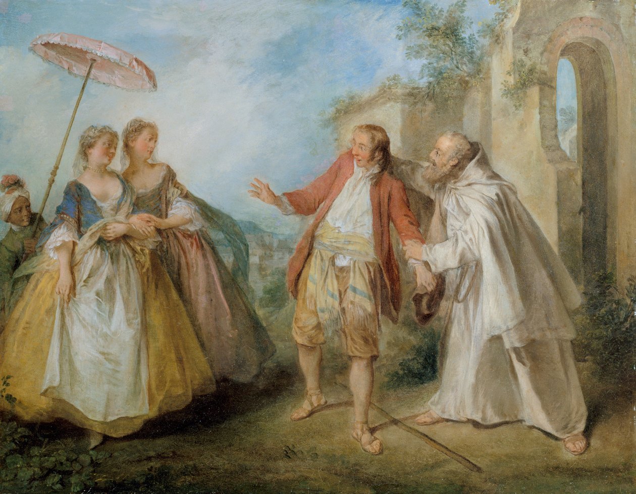 Broeder Philippes ganzen, ca. 1736 door Nicolas Lancret