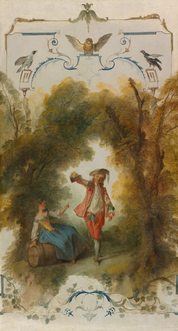 De wijngaard, c. 1723-27 door Nicolas Lancret