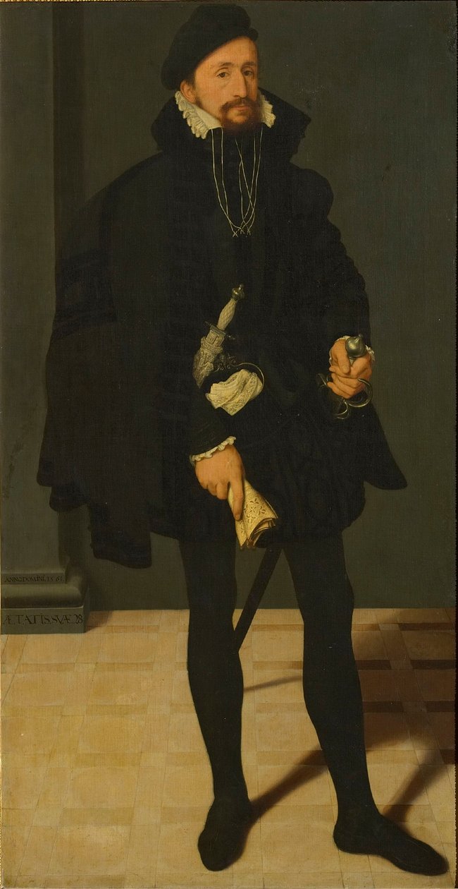 Portret van Hans Heinrich Pilgram, 1561 door Nicolas Neufchatel