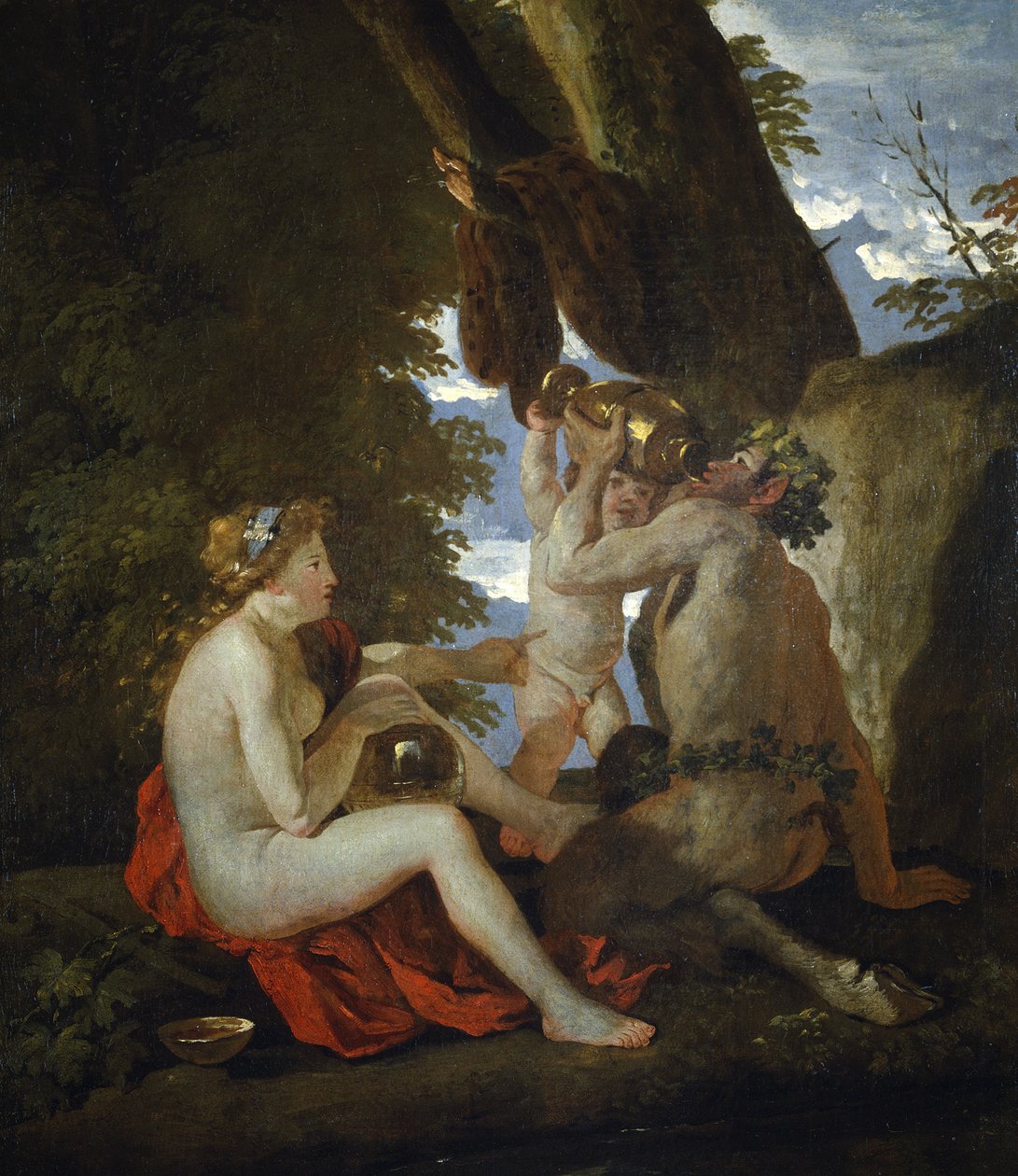 Bacchische scène, 1626-1628 door Nicolas Poussin