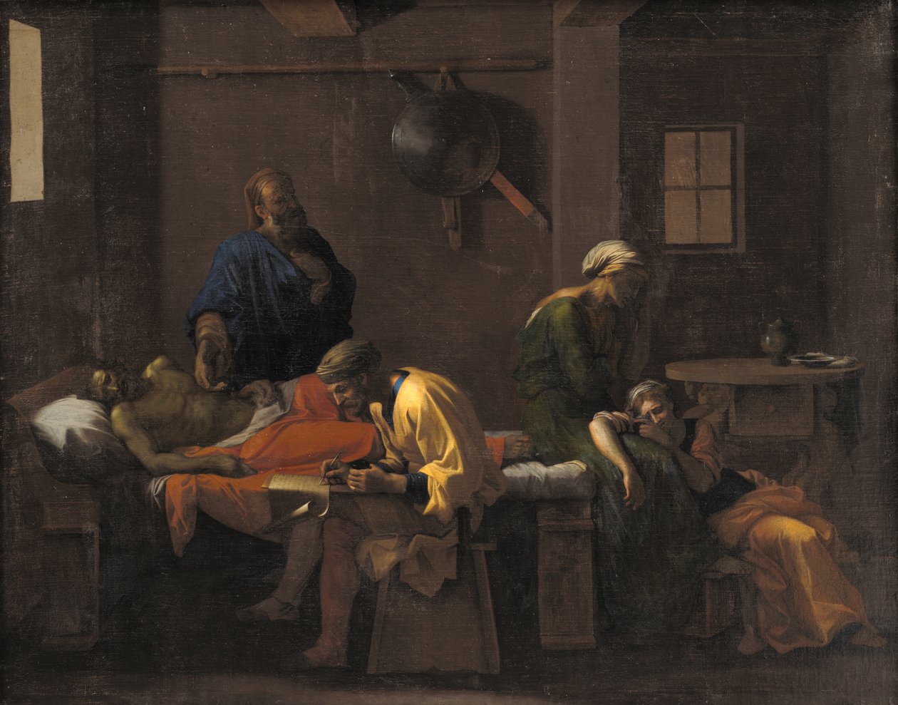 Het Testament van Eudamidas door Nicolas Poussin