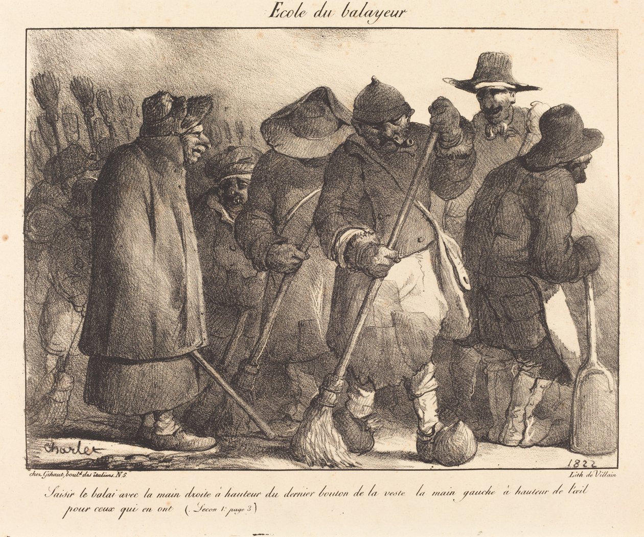 School van de Vegen door Nicolas Toussaint Charlet