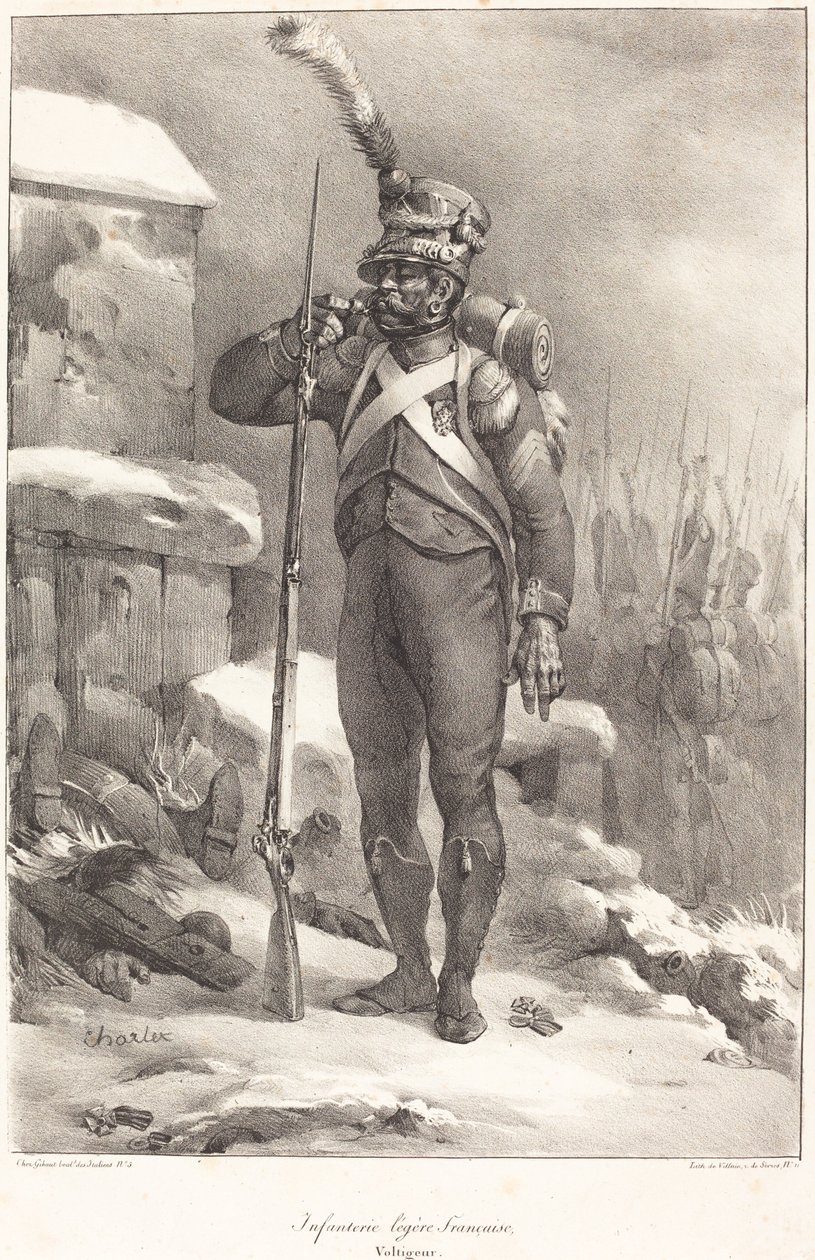 Franse Lichte Infanterie, Voltigeur door Nicolas Toussaint Charlet