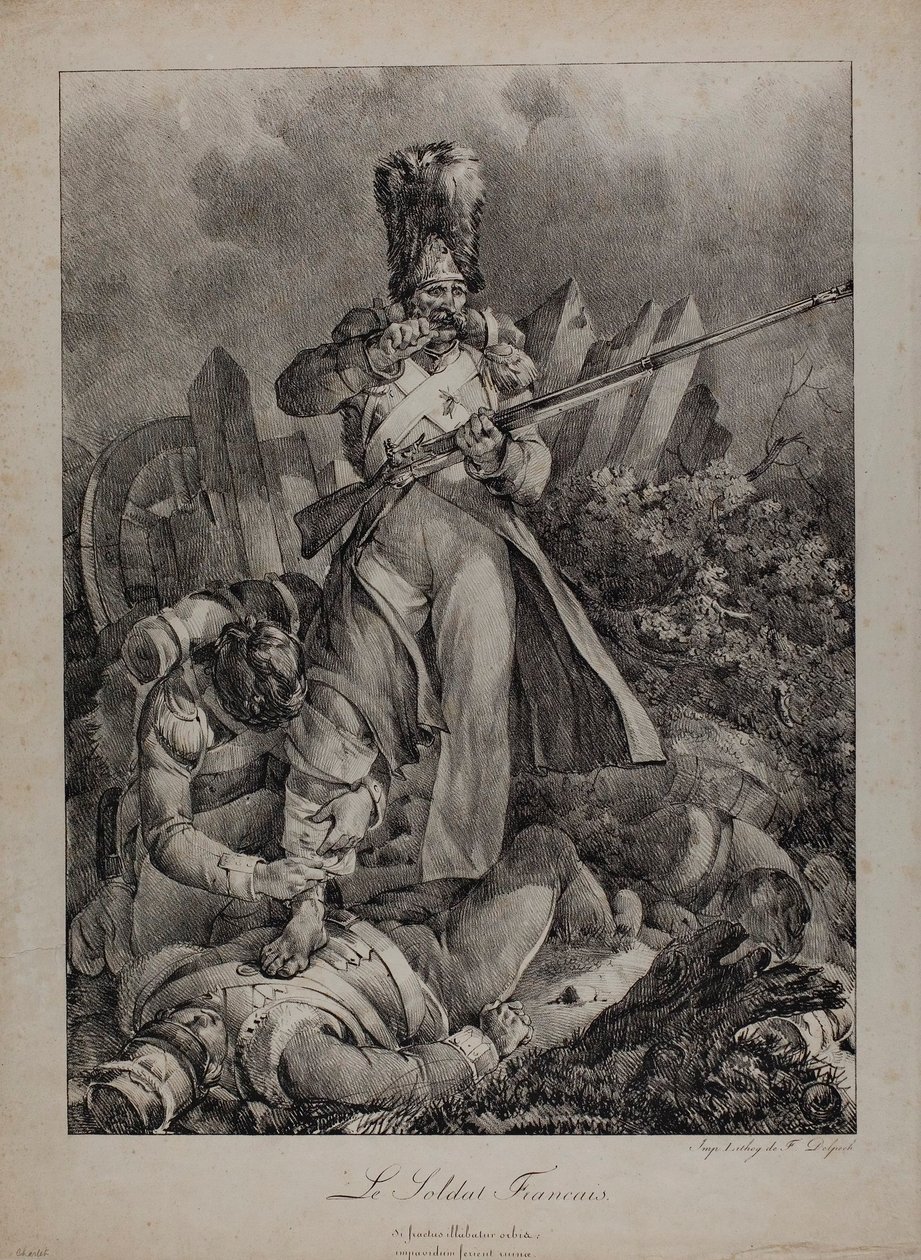 De Franse soldaat door Nicolas Toussaint Charlet