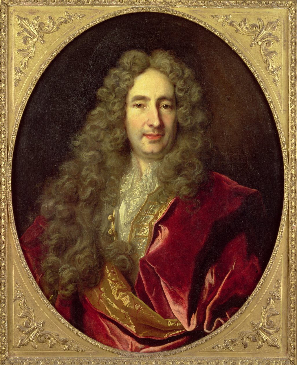 Portret van Edme Boursault door Nicolas de Largillière