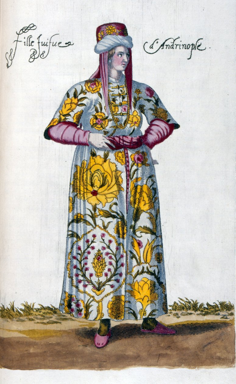 Turkse Joodse vrouw door Nicolas de Nicolay