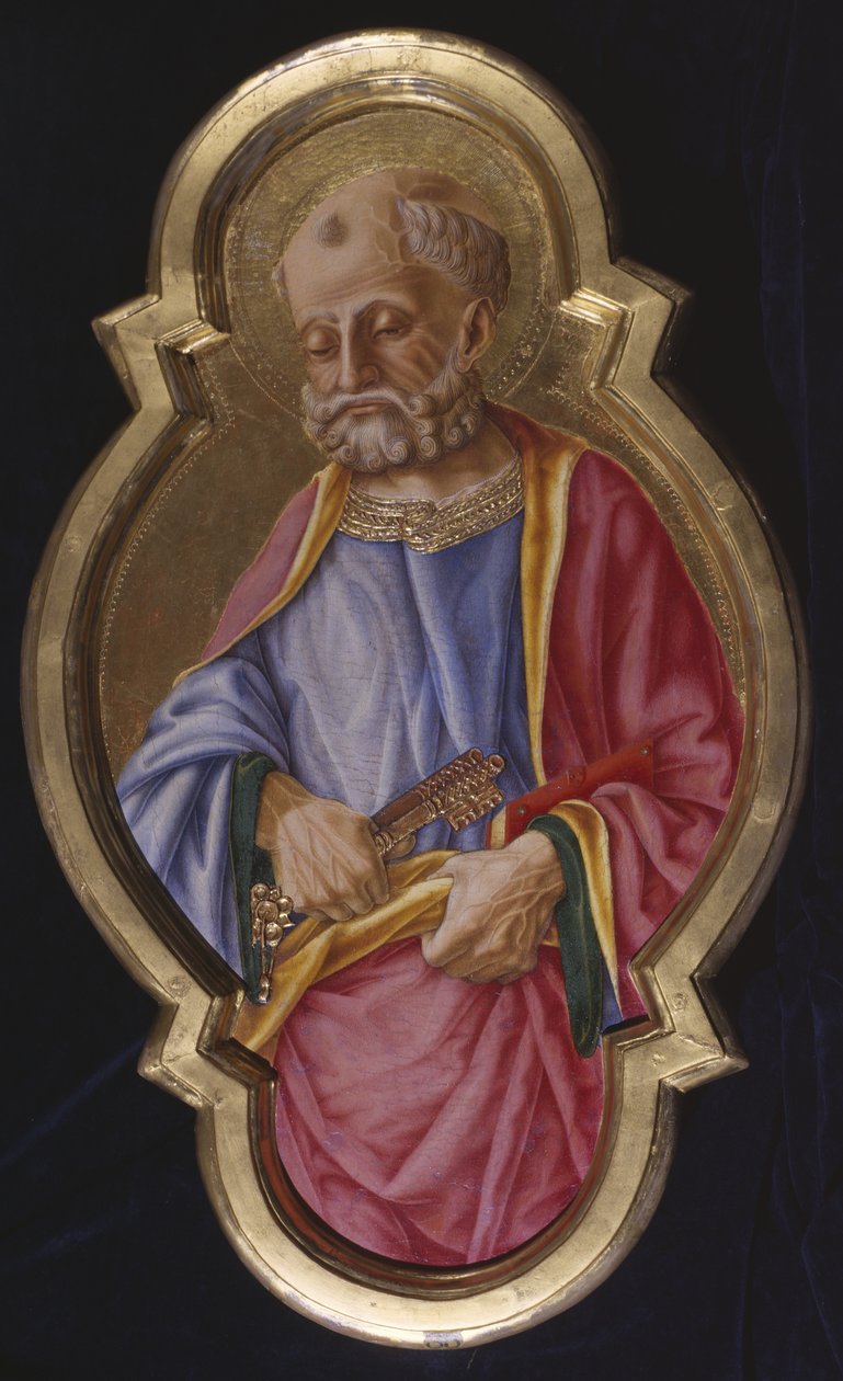 Sint Petrus, c.1480-85 door Nicolo di Maestro Antonio dAncona