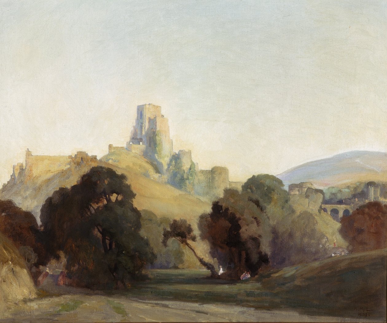 Corfe Castle door Niels Moller Lund