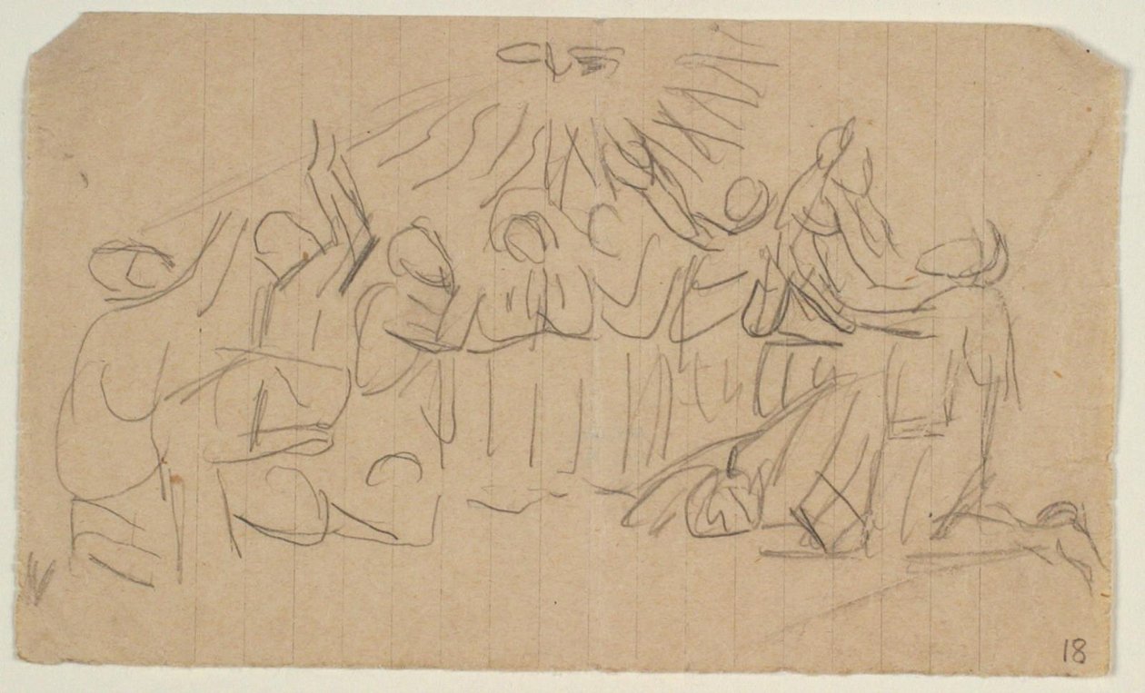 Compositieschets door Niels Larsen Stevns