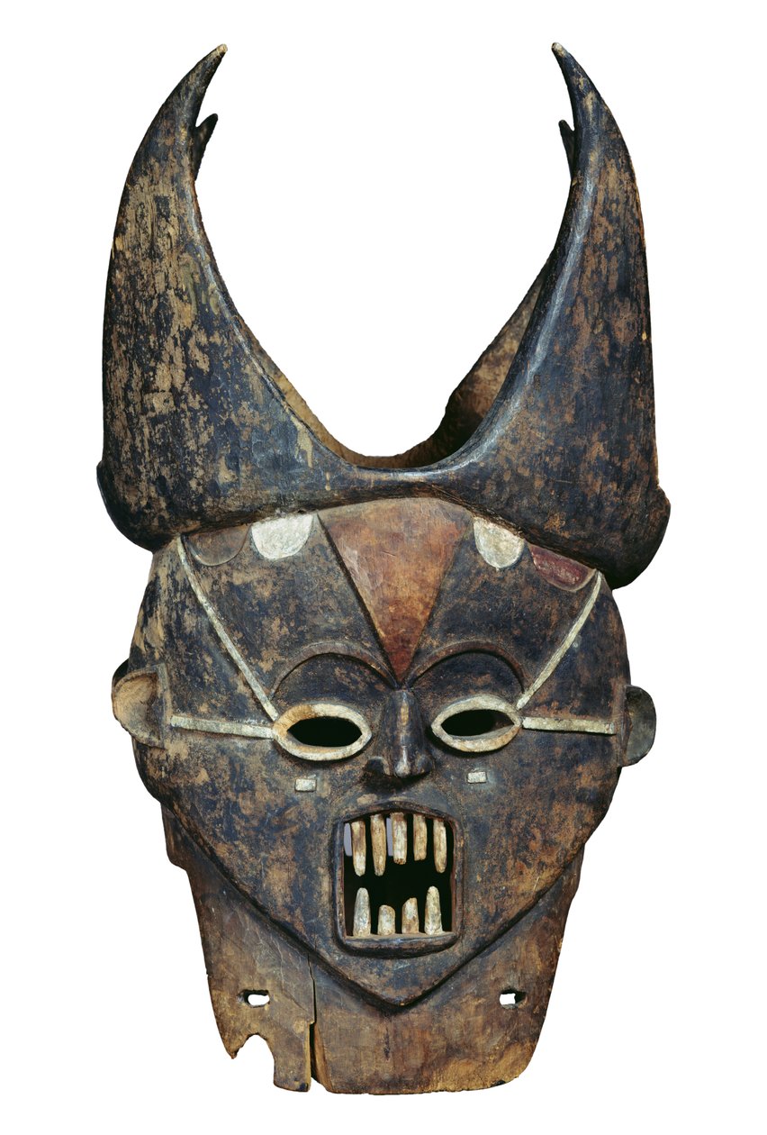 Masker van Janus, Ibo of Igala door Nigerian