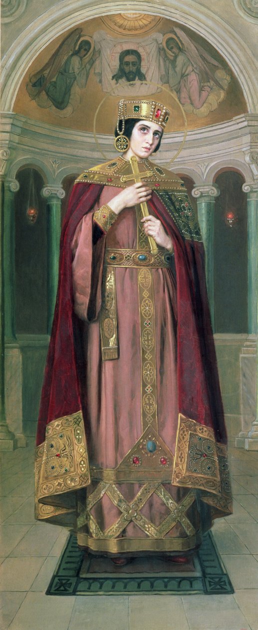 Tsarina Alexandra (1872-1918) door Nikolai K. Bodarevski