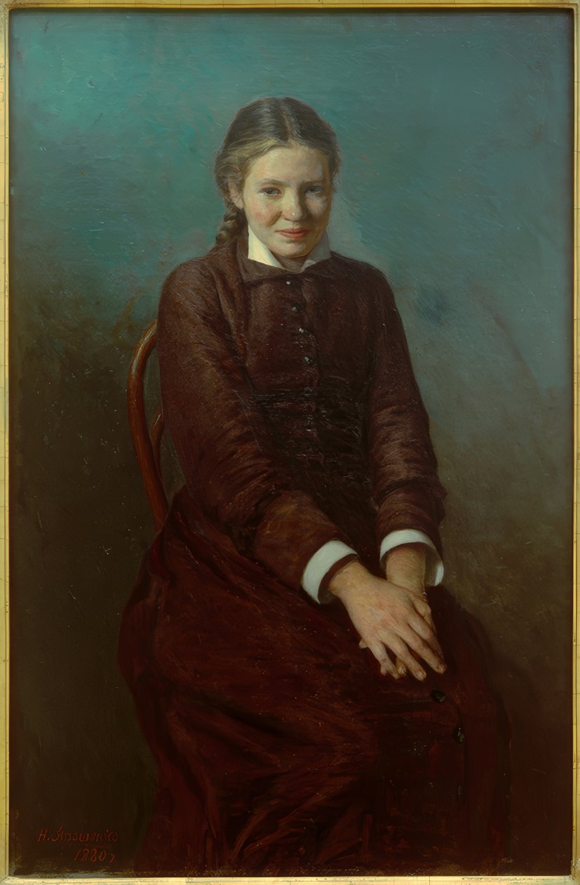 De Studente door Nikolai Alexandrowitsch Jaroschenko