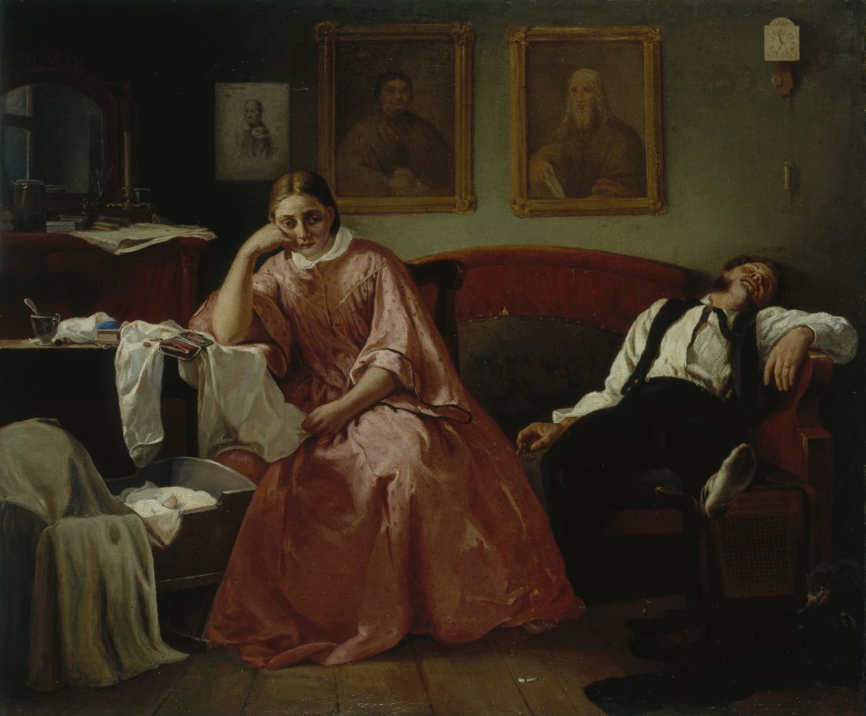 Op de eerste van de maand door Nikolai Andreyevich Koshelev