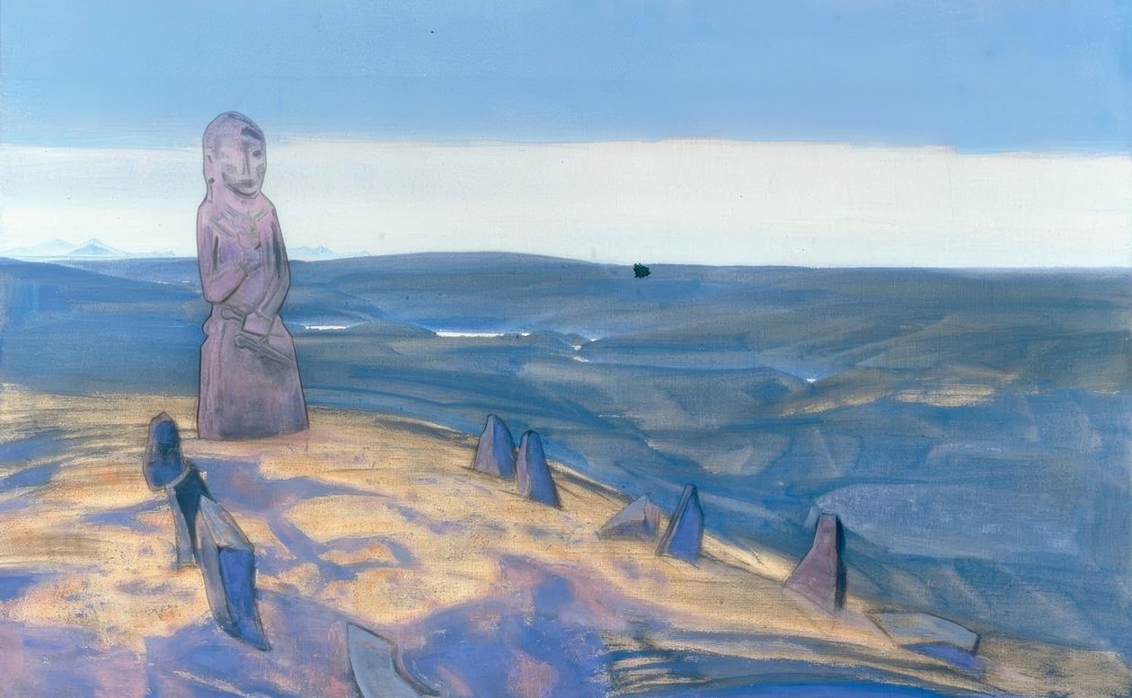 De bewaker van de kelk door Nikolai Konstantinowitsch Roerich