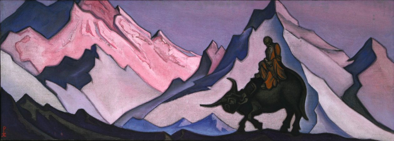 Laozi, 1943 door Nikolai Konstantinowitsch Roerich