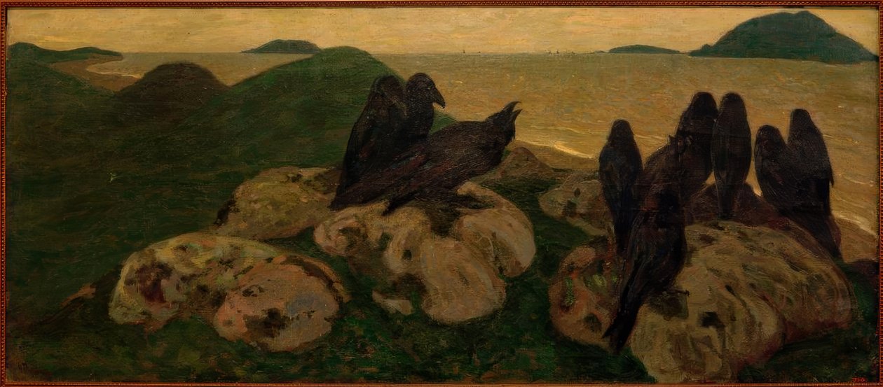 N.K. Roerich, De Onheilsdreiging door Nikolai Konstantinowitsch Roerich