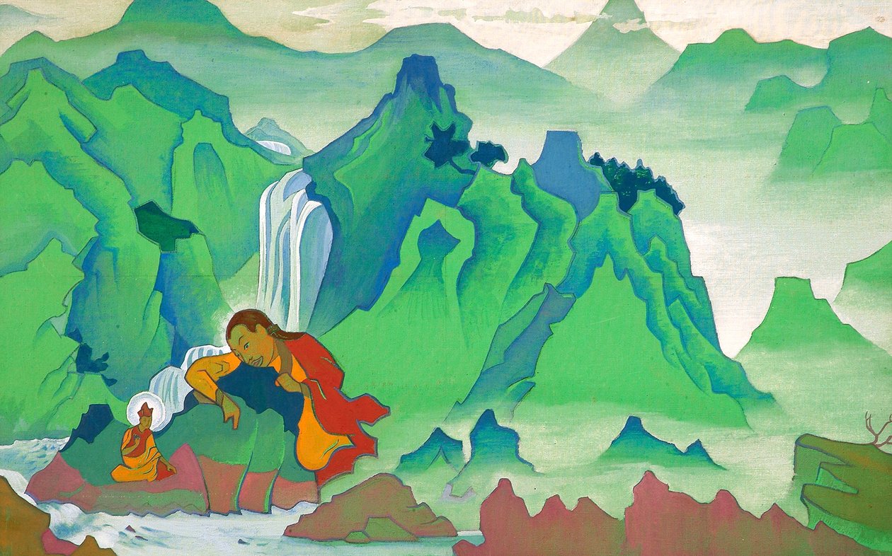 Padma Sambhava, 1924 door Nikolai Konstantinowitsch Roerich